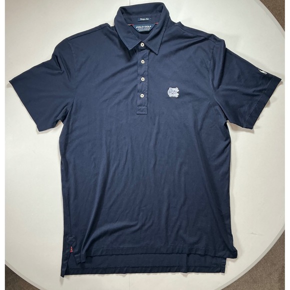 Polo Golf Ralph Lauren Other - Y2K VTG Polo Ralph Lauren UNC Tar Heels Golf Shirt XL Navy Pima Cotton Preppy